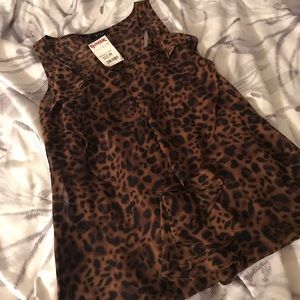 Leopard Print Tank Top